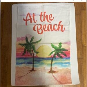 SUR LA TABLE At the Beach Dish Towel 18 X 28 inches 100% cotton new